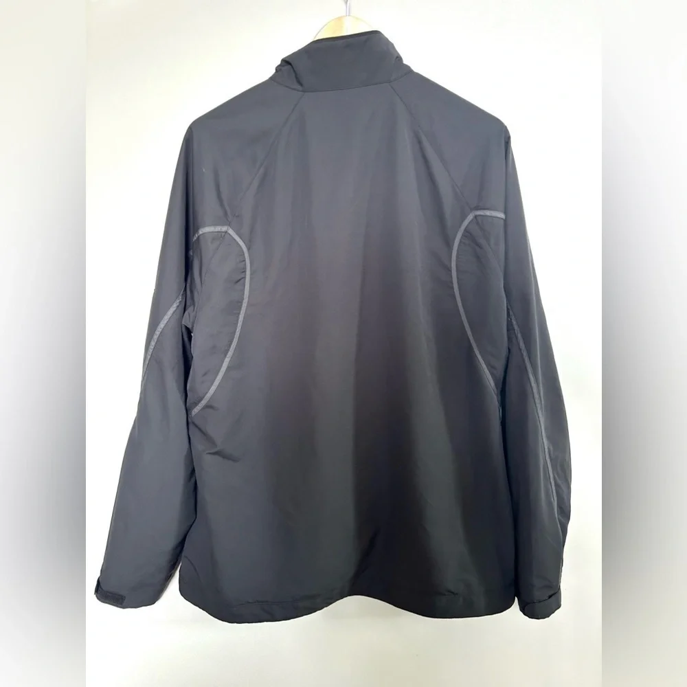 Nike Golf Jacket Mens Sz large Black Soft Shell Full Zip - Picture 4 of 8